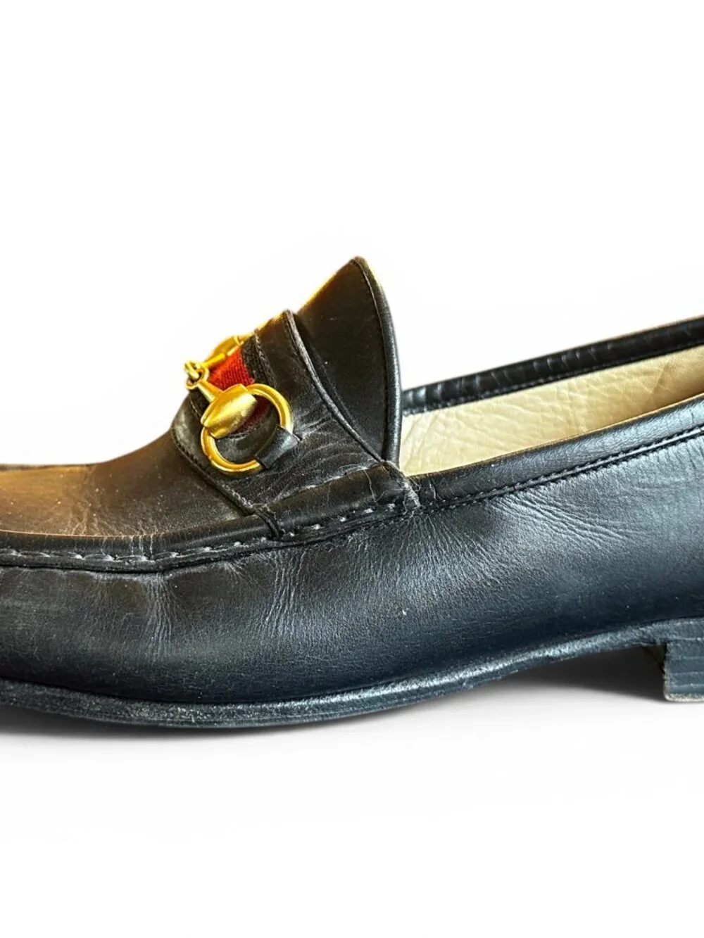 Gucci Black Leather Horsebit Loafers 10.5 D-Men’s Size 110 0010/2
